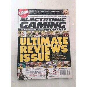 Vintage January 2004 Gaming Monthly Magazine 206 pages No174
